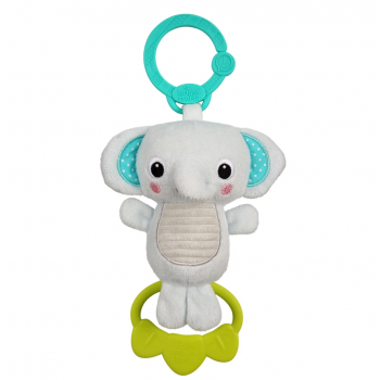 Bright Starts - Jucarie plus Elefant pentru carucior Tug Tunes