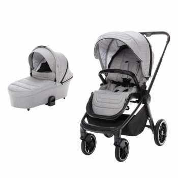 Carucior pentru copii Zopa Move 2 in 1, Silver Grey/Black