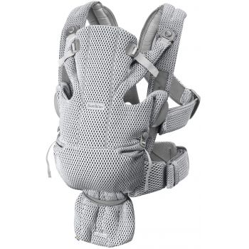 Marsupiu anatomic cu multiple pozitii de purtare BabyBjorn Move, Grey, 3D Mesh