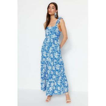 Rochie maxi cu model floral