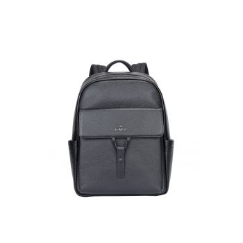 Rucsac unisex de piele cu un compartiment pentru laptop