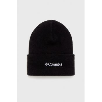 Columbia Căciulă copii culoarea negru, din tricot gros