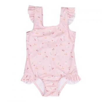 Costum de baie anti-UV Little Pink Flowers - Little Dutch