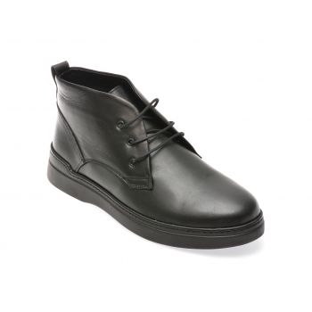 Ghete casual GRYXX negre, 172002, din piele naturala