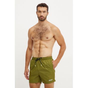 HUGO pantaloni scurti de baie culoarea verde, 50469304