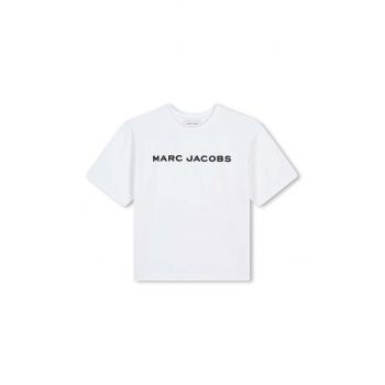 Marc Jacobs tricou de bumbac pentru copii culoarea alb, cu imprimeu, W60317