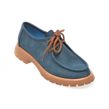 Mocasini casual GRYXX albastri, 7954247, din nabuc