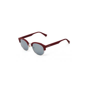 Ochelari de soare clubmaster unisex cu lentile oglinda