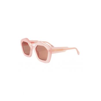 Ochelari de soare hexagonali unisex