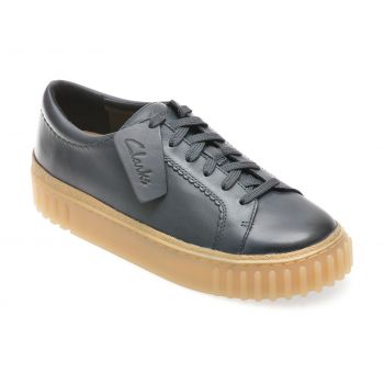 Pantofi casual CLARKS bleumarin, MAYHWAL, din piele naturala