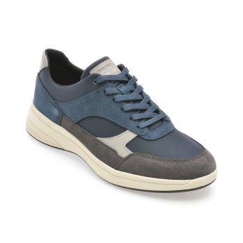 Pantofi casual GEOX bleumarin, U46HHC, din material textil