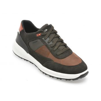 Pantofi casual GEOX maro, U36E0A, din piele naturala