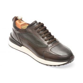 Pantofi casual LE COLONEL maro, 66437, din piele naturala