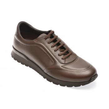 Pantofi casual OTTER maro, 54521, din piele naturala