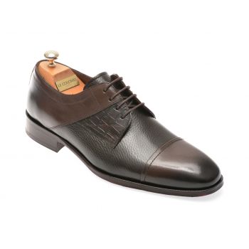 Pantofi eleganti LE COLONEL maro, 48495, din piele naturala