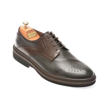 Pantofi eleganti LE COLONEL maro, 61722, din piele naturala