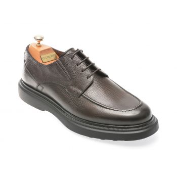 Pantofi eleganti LE COLONEL maro, 71601, din piele naturala