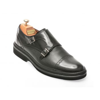 Pantofi eleganti LE COLONEL negri, 61738, din piele naturala