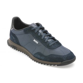 Pantofi sport BOSS bleumarin, 7276, din material textil