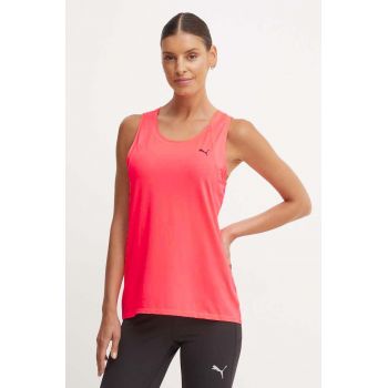 Puma top de antrenament Favorite culoarea roz