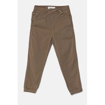 Abercrombie & Fitch pantaloni copii culoarea bej, neted, KI230-4022