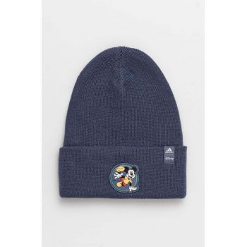 adidas Performance caciula copii LK MM BEANIE culoarea albastru marin, IW1125