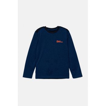 Jack Wolfskin longsleeve copii melanj, 1610321