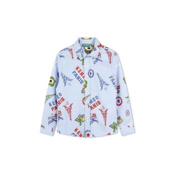 Kenzo Kids camasa de bumbac pentru copii K60806