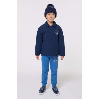 Kenzo Kids geaca copii culoarea albastru marin, K60721