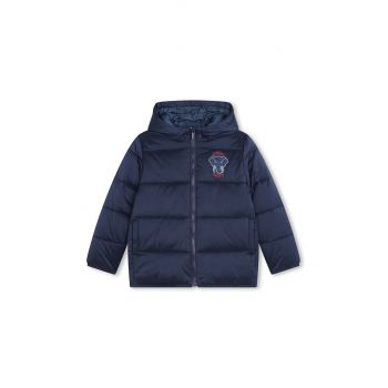 Kenzo Kids geaca copii culoarea albastru marin, K60725