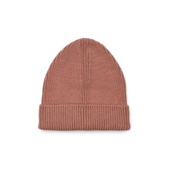 Liewood caciula de bumbac pentru copii Ezra Beanie culoarea roz, bumbac, LW15022