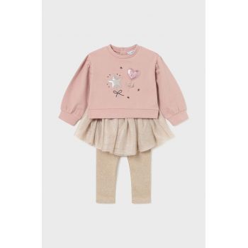 Mayoral compleu bebe culoarea roz, 2712