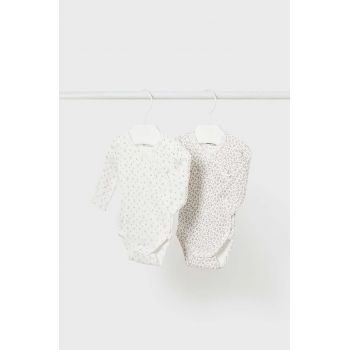 Mayoral Newborn body din bumbac pentru bebelusi 2-pack 2775