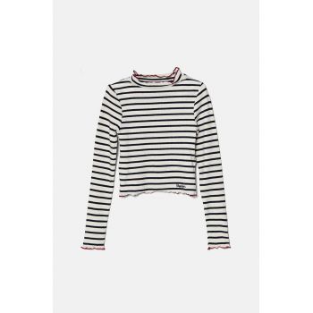 Pepe Jeans longsleeve copii TALLULAH culoarea albastru marin, PG503102