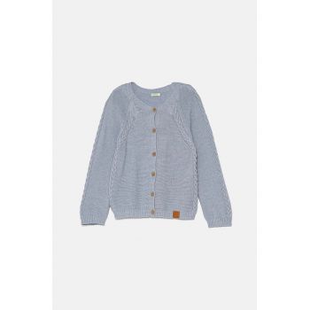 United Colors of Benetton cardigan din amestec de lână pentru bebeluși light, 1032A500T