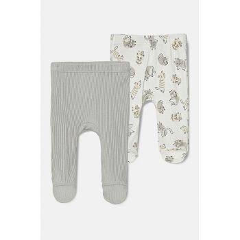 United Colors of Benetton salopete din bumbac pentru bebeluși 2-pack 3FMG0F008