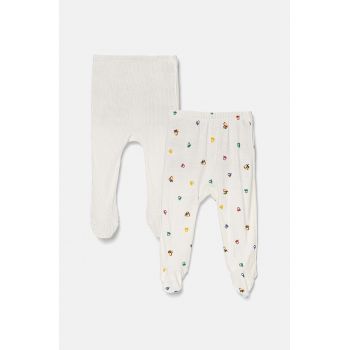 United Colors of Benetton salopete din bumbac pentru bebeluși 2-pack 3FMG0F008