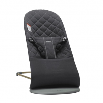 Balansoar din tesatura matlasata cu aspect Clasic pentru copii Baby Bjorn Balance Bliss, Black