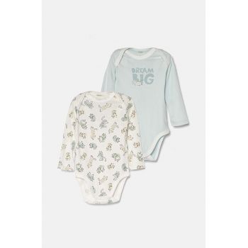 United Colors of Benetton body din bumbac pentru bebelusi 2-pack 3GI70B00R