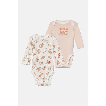 United Colors of Benetton body din bumbac pentru bebelusi 2-pack 3GI70B00R