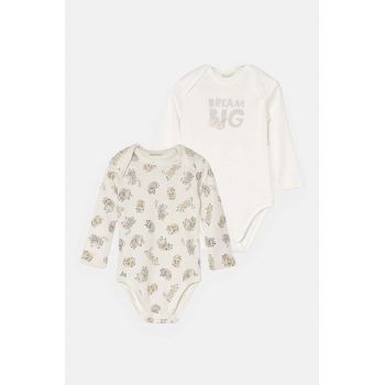 United Colors of Benetton body din bumbac pentru bebelusi 2-pack 3GI70B00R