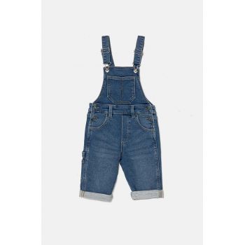 United Colors of Benetton salopete din denim pentru copii 44LGGT00I