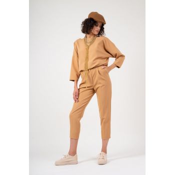 Bluza camel oversized