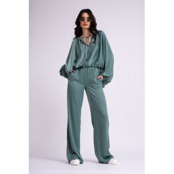 Bluza mint cu snur ajustabil