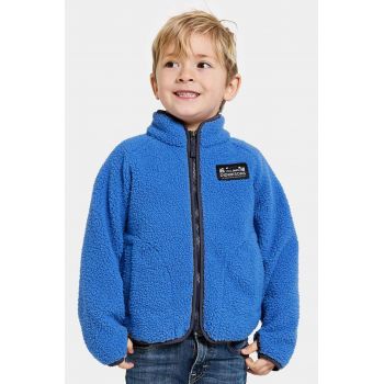 Didriksons hanorac polar pentru copii GIBBS KIDS FULLZIP neted, 505577