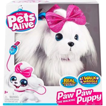 Jucarie Pets Alive - Paw Paw the running puppy, cuddly toy