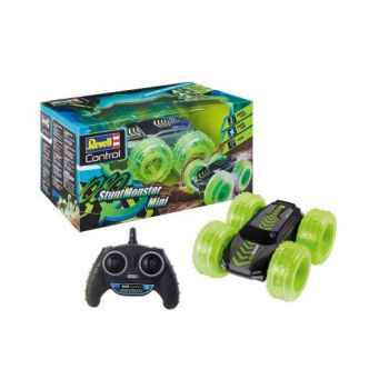 Masina Cu Telecomanda Stunt Monster Mini 1080 Verde/Negru