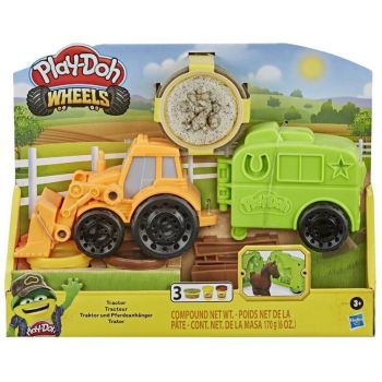 Set Wheels  Tractorul Plastilina Multicolor