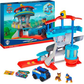 Spin Master Paw Patrol - Lookout Tower Headquarters Playset, Backdrop