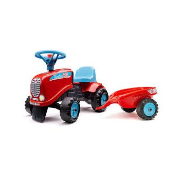 Tractor GO! Cu Remorca Pentru Copii Rosu FK  200B